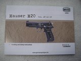 MAUSER NEW CONDITION MOD. M20 CAL' .22LR WITH THREADED 4.75" BARREL & 10 ROUNGS MAGAZINE - 6 of 20