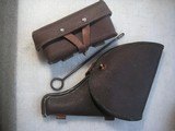 RUSSIAN NAGANT REVOLVER HOLSTER AND BELT AMMO CASE IN 99% ORIGINAL CONDITION - 2 of 14