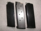 COLT COMMANDER CALIBER 45 ACP 3 MAGAZINES 7 ROUNDS IN LIKE NEW ORIGINAL CONDITION