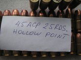 45 ACP HOLLOW POINT AMMO - 8 of 8