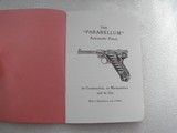 LUGER MANUAL "THE PARABELLUM AUTHOMATIC PISTOL" - 3 of 6