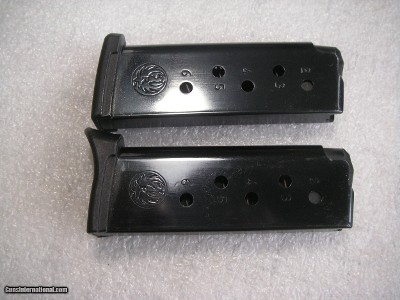 RUGER LLC 380 ACP 2 MAGAZINES FACTORY ORIGINAL IN LIKE NEW CONDITION