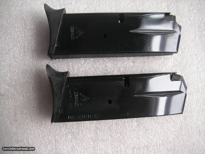 KEL-TEC MODEL P11 CALIBER 9mm 2 ORIGINAL MAGAZINES 10 RDS & 12 ROUNDS WITH GRIP EXTENSION