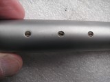 HIGH STANDARD STAILESS STEEL HEAVY 5.5" LONG BARREL CALIBER .22LR IN NEW CONDITION - 9 of 15