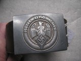 WW2 GERMAN NAZI YOUTH BELT WITH BUCLE IN EXCELLENT ORIGINAL CONDITION - 1 of 6
