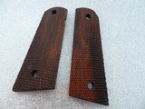 COLT 1911A1 WOOD GRIPS ORIGINAL FACTORY PRODUCTION IN LIKE NEW CONDITION - 3 of 16