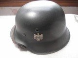 WW2 1943 GERMAN NAZI'S ARMY HELMET IN EXCELLENT ORIGINAL 98% CONDITION - 4 of 14