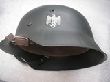WW2 1943 GERMAN NAZI'S ARMY HELMET IN EXCELLENT ORIGINAL 98% CONDITION - 1 of 14
