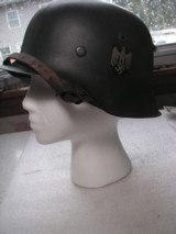 WW2 1943 GERMAN NAZI'S ARMY HELMET IN EXCELLENT ORIGINAL 98% CONDITION - 14 of 14