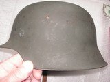 WW2 NAZI'S SS HELMET IN EXCELLENT ORIGINAL PRSTINE CONDITION WITH SINLE DECOL 1943 DATED - 13 of 19