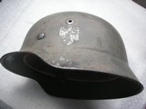 WW2 NAZI'S 1941 MILITARY HELMET IN GOOD ORIGINAL CONDITION SIZE 57 - 10 of 20