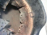 VET SOLDIER ACQUIRED SS MOD. 42 HELMET PICKED UP JUST OUTSIDE MUNICH IN THE WW2 END IN1945 - 8 of 13