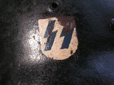 VET SOLDIER ACQUIRED SS MOD. 42 HELMET PICKED UP JUST OUTSIDE MUNICH IN THE WW2 END IN1945 - 13 of 13