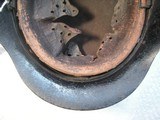 VET SOLDIER ACQUIRED SS MOD. 42 HELMET PICKED UP JUST OUTSIDE MUNICH IN THE WW2 END IN1945 - 9 of 13