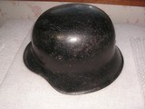 VET SOLDIER ACQUIRED SS MOD. 42 HELMET PICKED UP JUST OUTSIDE MUNICH IN THE WW2 END IN1945 - 2 of 13