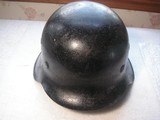 VET SOLDIER ACQUIRED SS MOD. 42 HELMET PICKED UP JUST OUTSIDE MUNICH IN THE WW2 END IN1945 - 5 of 13
