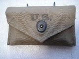 WW2 1942 DATED FIRST AID POCKET US ARMY IN THE BELT CASE IN ORIGINAL UNOPEN CONDITION - 4 of 11