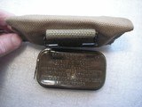WW2 1942 DATED FIRST AID POCKET US ARMY IN THE BELT CASE IN ORIGINAL UNOPEN CONDITION - 11 of 11