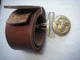 WW2 NAZI'S GENARAL BELT WITH BUCLE IN VERY GOOD ORIGINAL CONDITION - 2 of 11