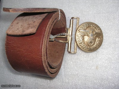 WW2 NAZI'S GENARAL BELT WITH BUCLE IN VERY GOOD ORIGINAL CONDITION
