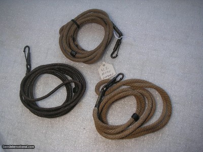 U.S. MILITARY MODEL 1911 WW1 & WW2 LANYARDS IN EXCELLEDT ORIGINAL CONDITION