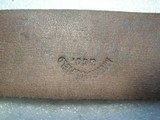 CIVIL WAR SOLDIER WAIST BELT MARKED CLEVLAND OHIO IN GOOD ORIGINAL CONDITION - 8 of 10