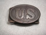 CIVIL WAR SOLDIER WAIST BELT MARKED CLEVLAND OHIO IN GOOD ORIGINAL CONDITION - 1 of 10
