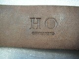 CIVIL WAR SOLDIER WAIST BELT MARKED CLEVLAND OHIO IN GOOD ORIGINAL CONDITION - 7 of 10