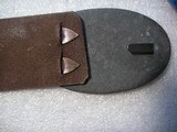 CIVIL WAR SOLDIER WAIST BELT MARKED CLEVLAND OHIO IN GOOD ORIGINAL CONDITION - 10 of 10