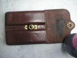 WW1 US MILITARY 1911 MAGAZINES LEATHER BELT CASES IN EXCELLENT ORIGINAL CONDITION - 11 of 16