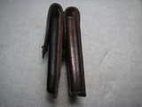 WW1 US MILITARY 1911 MAGAZINES LEATHER BELT CASES IN EXCELLENT ORIGINAL CONDITION - 6 of 16