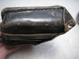 WW2 NAZI'S TRIPLE LEATHER MILITARY BELT AMMO PAUCHES WITH 30 ROUNDS NAZI'S AMMO - 7 of 16