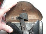 WW2 NAZI'S POLICE 1940 DATED LUGER HOLSTER IN EXCELLENT RARE ORIGINAL CONDITION - 12 of 15
