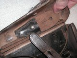 WW2 NAZI'S POLICE 1940 DATED LUGER HOLSTER IN EXCELLENT RARE ORIGINAL CONDITION - 15 of 15