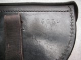WW2 NAZI'S POLICE 1940 DATED LUGER HOLSTER IN EXCELLENT RARE ORIGINAL CONDITION - 6 of 15