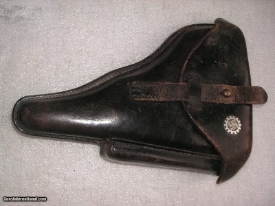 WW2 NAZI'S POLICE LUER HOLSTER DATED 1939 IN VERY GOOD ORIGINAL CONDITION