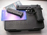 BERETTA MODEL 92X PISTOL IN LIKE NEW ORIGINAL FACTORY CONDITION IN THE MATCHING CASE