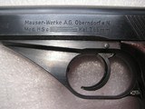 MAUSER HSC WW2 NAZI'S PISTOL FULL RIG IN 98% ORIDINAL CONDITION WITH RARE MARKINGS HOLSTER - 4 of 20