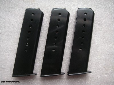 WALTHER MODEL 5 FACTORY CALIBER 9mm MAGAZINES IN LIKE NEW ORIGINAL CONDITION