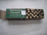 REMINGTON COLLECTIBLE CLEANBORE CAL.38 SPL POLICE SERVICE 158 GR LEAD BULET AMMO - 10 of 14