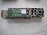 REMINGTON COLLECTIBLE CLEANBORE CAL.38 SPL POLICE SERVICE 158 GR LEAD BULET AMMO - 12 of 14
