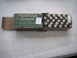 REMINGTON COLLECTIBLE CLEANBORE CAL.38 SPL POLICE SERVICE 158 GR LEAD BULET AMMO - 9 of 14