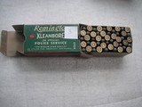 REMINGTON COLLECTIBLE CLEANBORE CAL.38 SPL POLICE SERVICE 158 GR LEAD BULET AMMO - 11 of 14