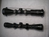 2 SIMMONS RIFLE SCOPES IN EXSELLENT ORIGINAL CONDITION WITH MOUNT RINGS