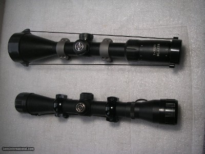 2 SIMMONS RIFLE SCOPES IN EXSELLENT ORIGINAL CONDITION WITH MOUNT RINGS