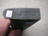 COLT 1911A1 WW2 CAL. 45 ACP COMERCIAL MAGAZINES CONVERTED IN 1942 & 1943 TO MILITARY 1911A1 - 10 of 10