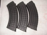 AK 47 NEW CONDITION 3 30 ROUNDS PRO MAG BLACK POLIMER 7.62X39mm MAGAZINS IN THE POUCCH