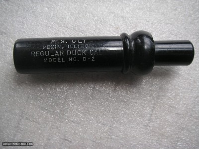 VINTAGE MOUTH-OPERATED DUCK CALLS IN VERY GOOD ORIGINAL CONDITION