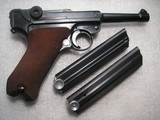 LUGER MAUSER BANNER POLICE FULL RIG WITH 2 NATCHING MAGS IN RARE LIKE NEW FACTORY CONDITION - 3 of 20