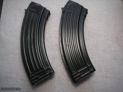 AK-47 7.62X39 mm 30 ROUNDS TWO USED MAGAZINES IN EXCELLENT ORIGINAL CONDITION